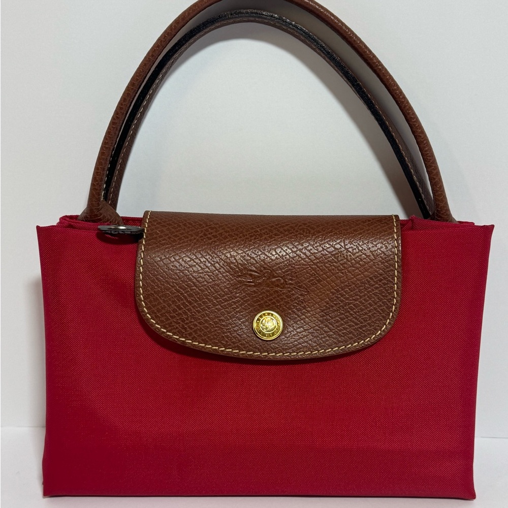 Red Longchamp Tote